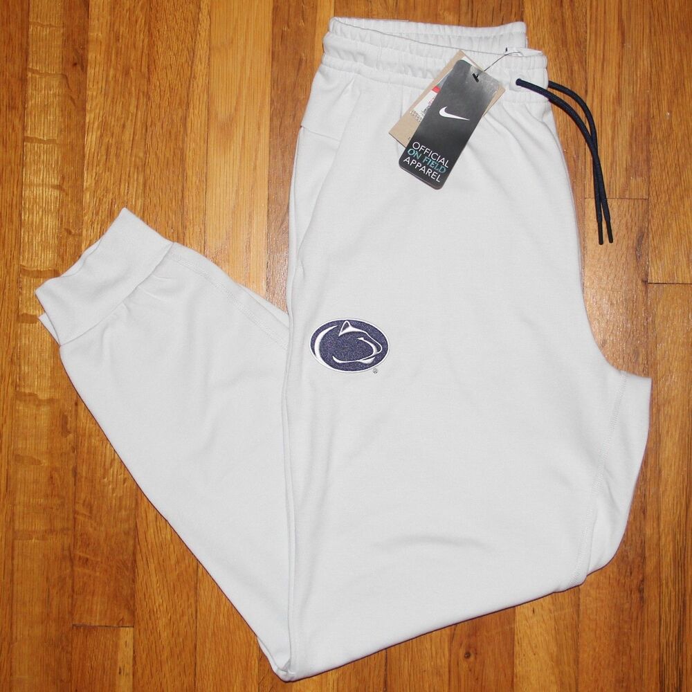 Nike Penn State On Field Jogger Sweatpants Mens M Grey PSU Football